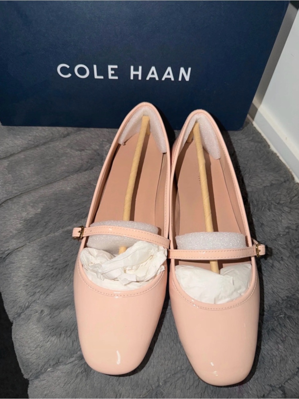 Cole Haan Pink Patent Mary Jane Flats 7.5 - Picture 7 of 10